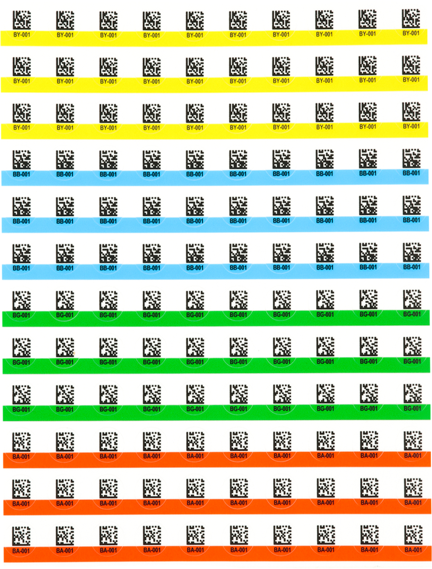 4 x 30 Dot labels for bulk items