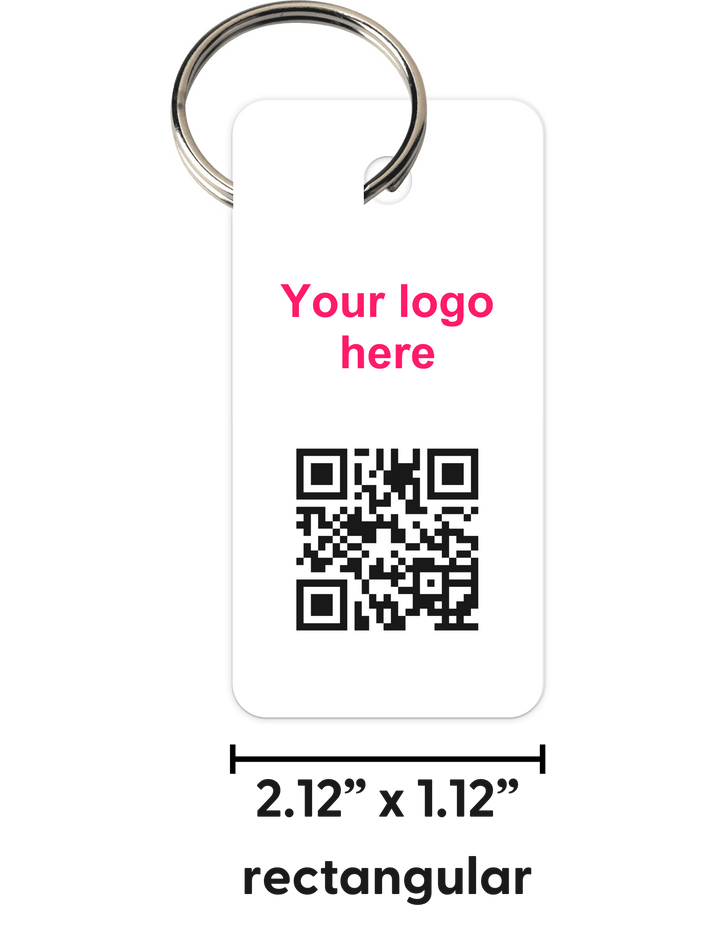 Customizable Plastic Asset Tags (with keyring) | Cheqroom Asset Label ...