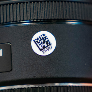 100 Dot Asset Labels (0.375" round)